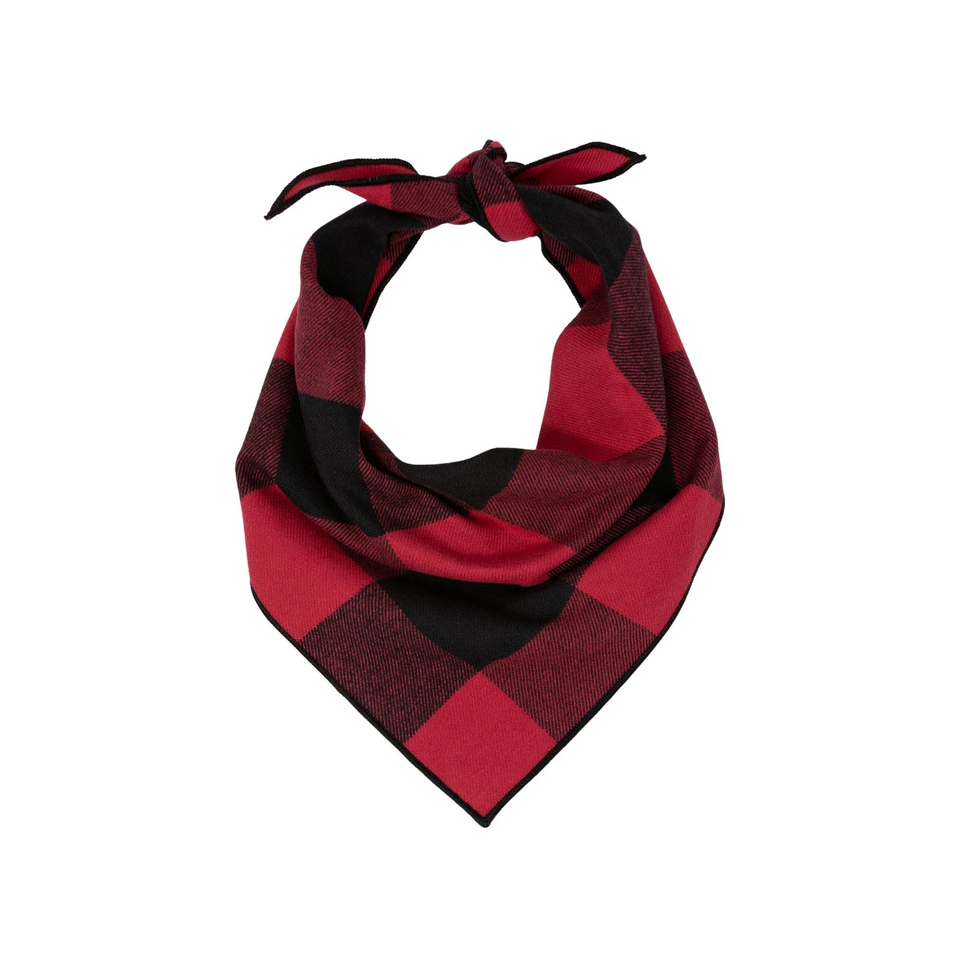 Red Buffalo Plaid Dog Bandana