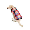 Chilly Dog Red Field Fleece-Lined Dog Blanket Coat