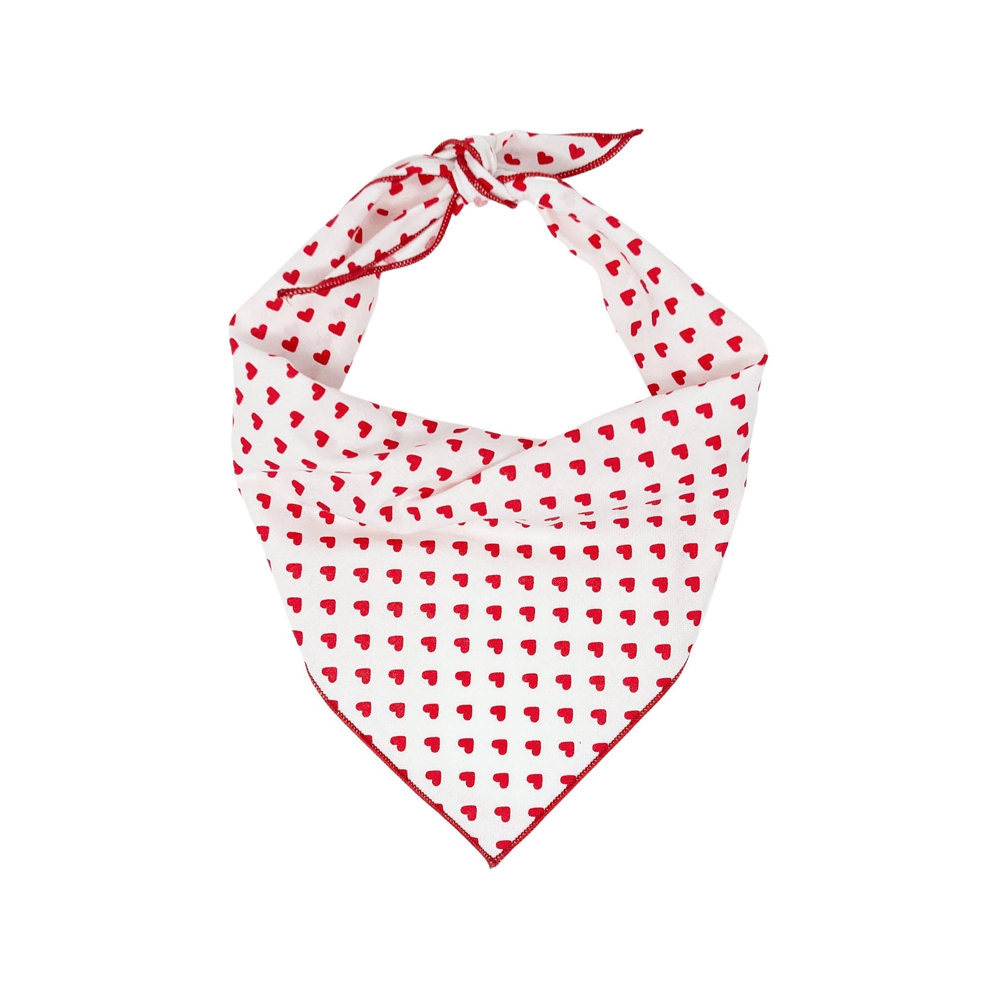 Red Hearts Valentine Bandana