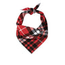 Red Tartan Luxe Plaid Dog Bandana