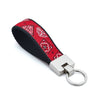 Up Country Red Bandana Cast Brass Key Ring