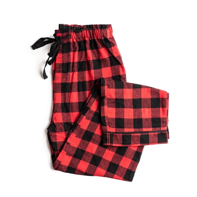 Buffalo Check Flannel Matching Human Pajamas 