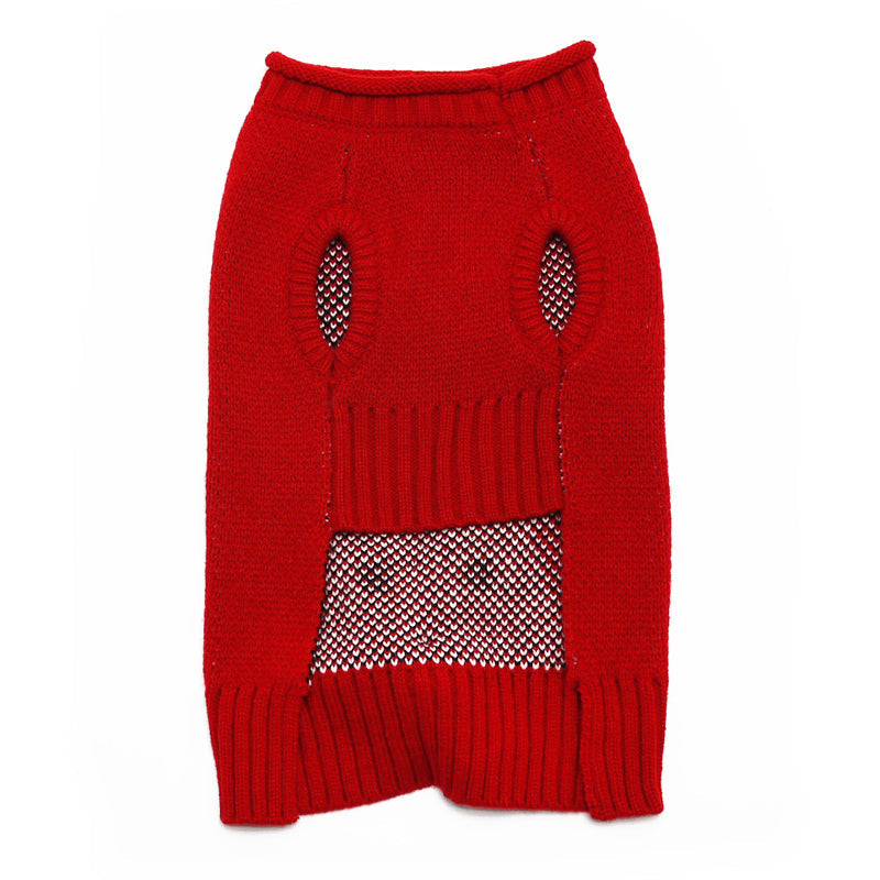 DOGO Red Nose Reindeer Dog Sweater