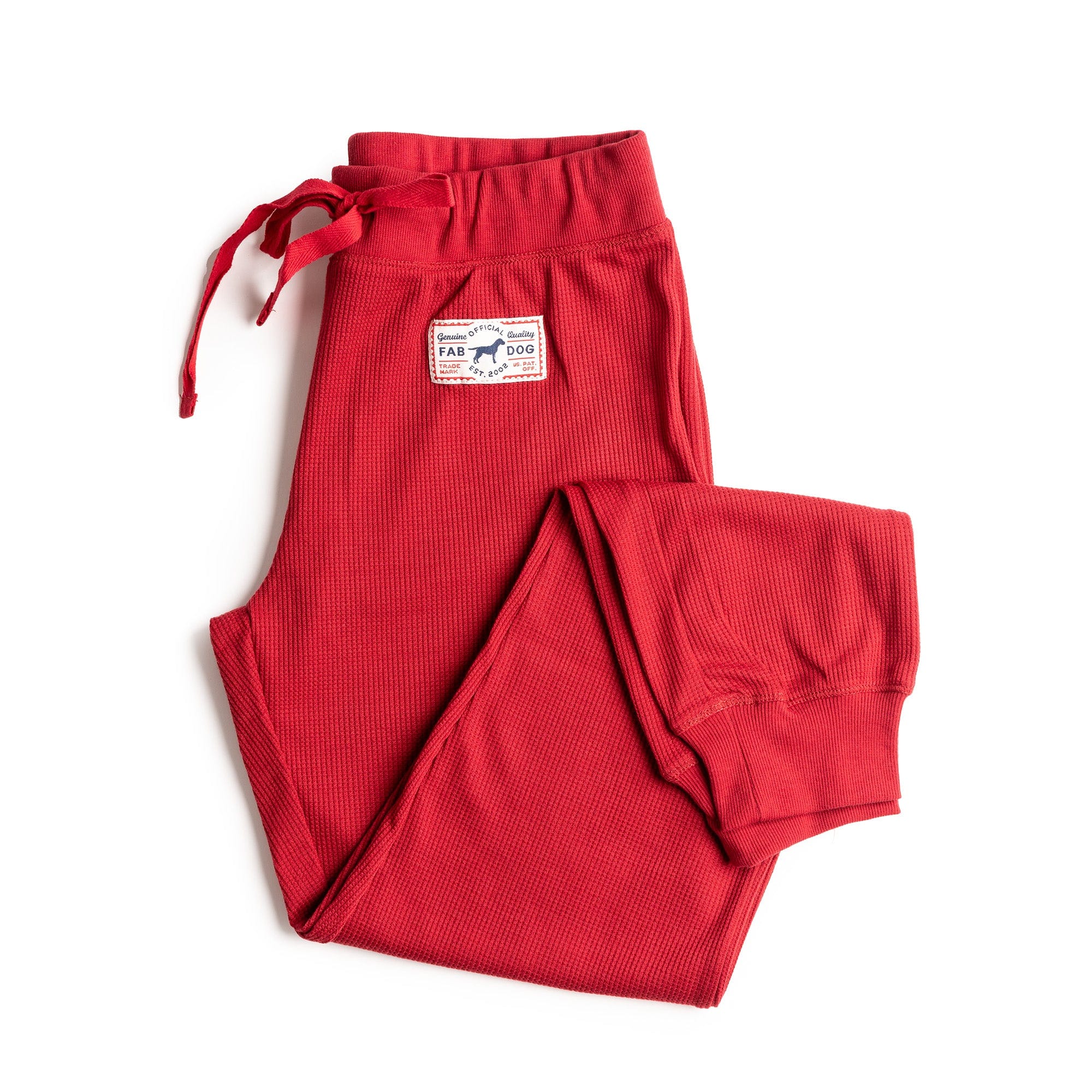 Red Thermal Matching Human Pajamas 