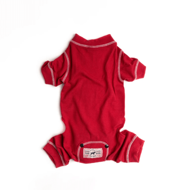Red Thermal Pajamas 
