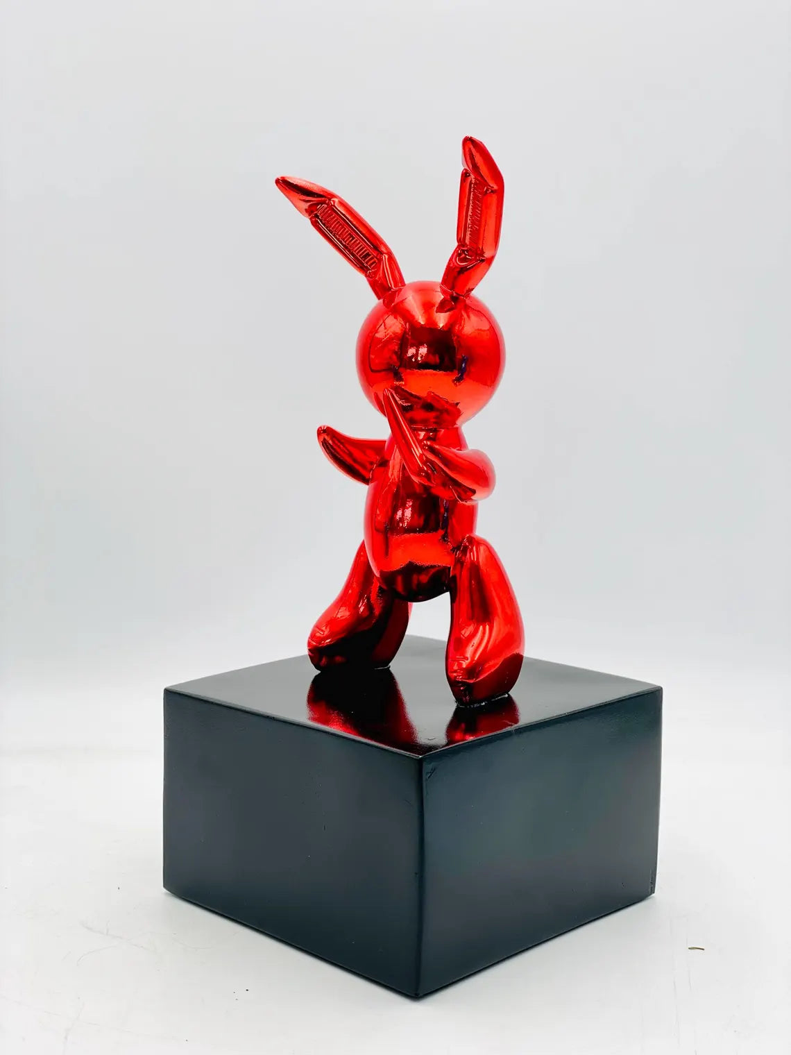 Red Balloon Rabbit Statue