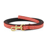 Red Gingham Small Breed Dog Lead