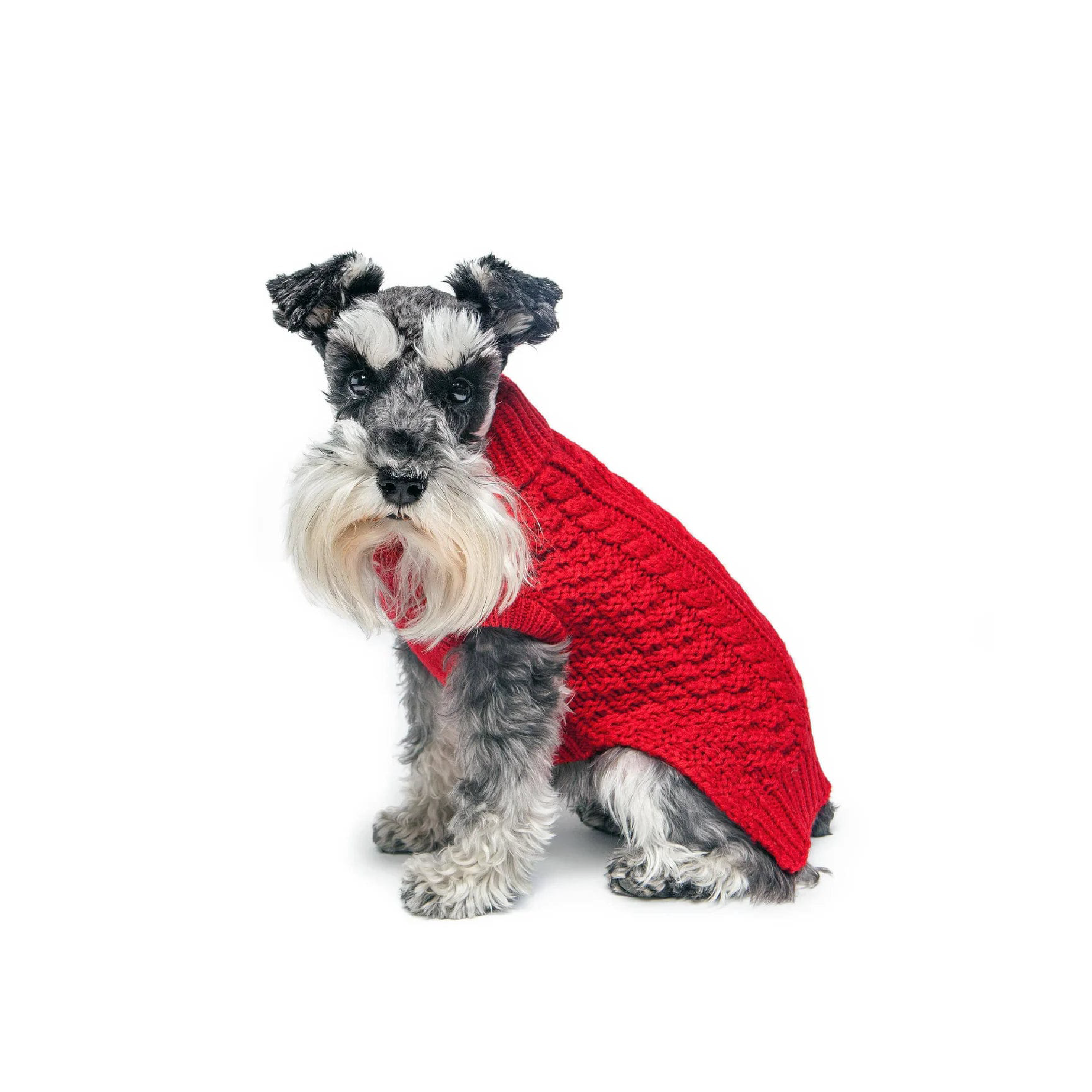 Red Super Chunky Sweater 