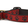 Red and Black Paw Martingale