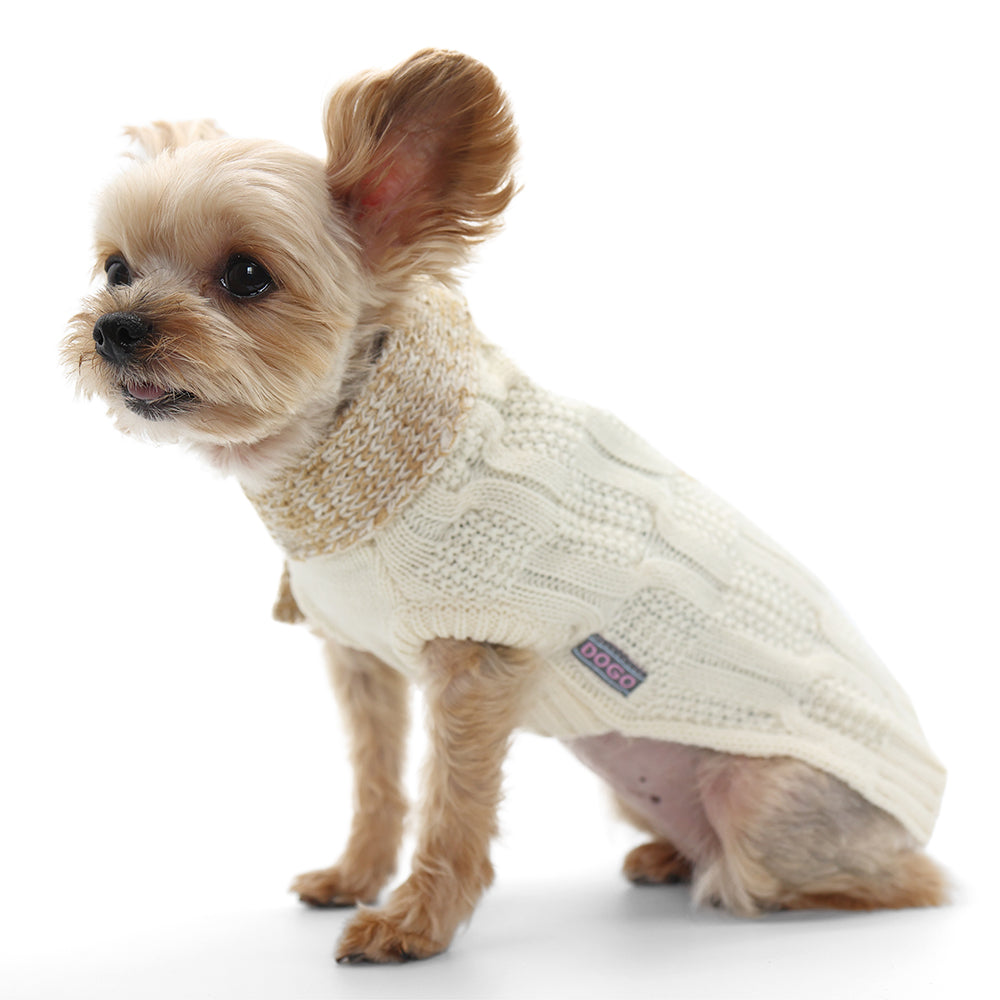 DOGO Reindeer Scarf Dog Sweater