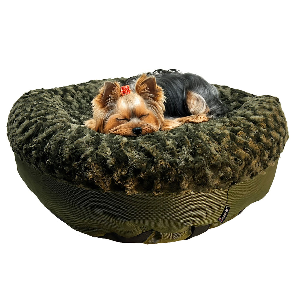 Round Bolstered Furvana Dog Bed