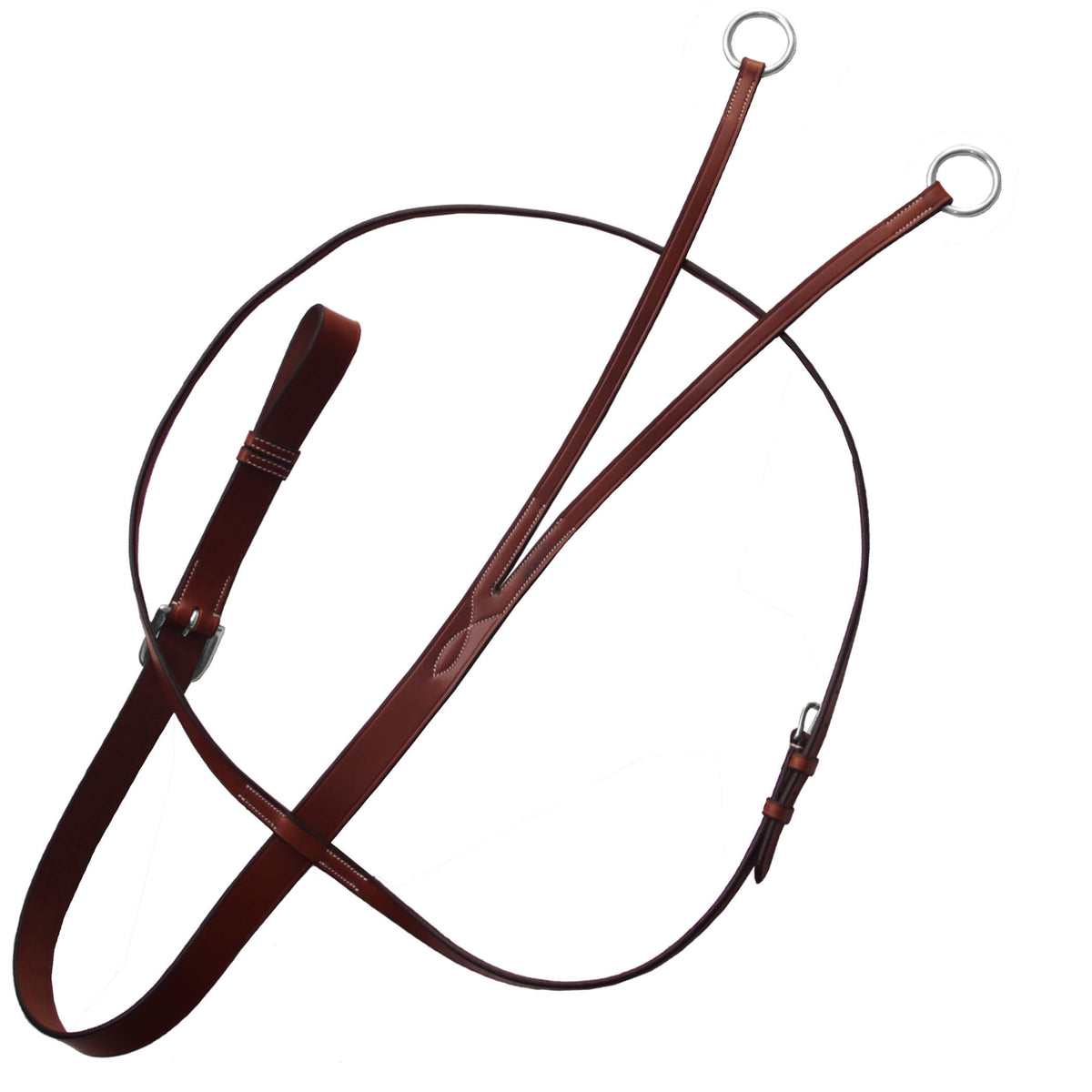 ExionPro Flat Leather Running Martingale - HT Animal Supply