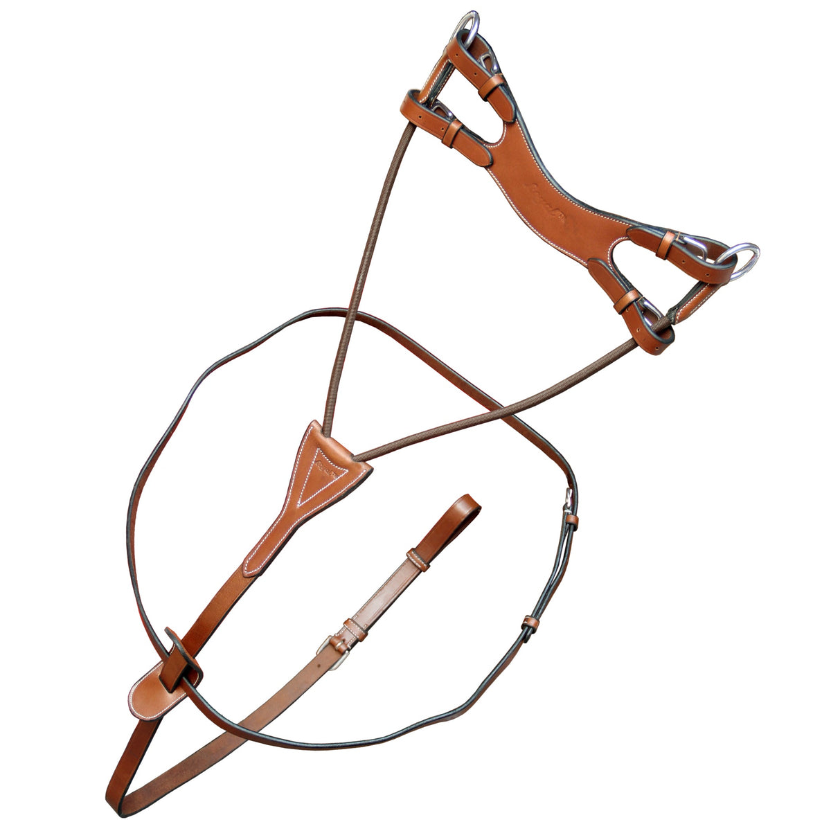 ExionPro Running Martingale with Round Elastic Fork - HT Animal Supply