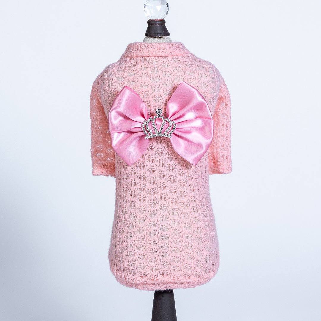 Hello Doggie Royal Princess Pink Dog Sweater