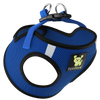 EcoBark Step In Dog Harness - Teacup & Small Breeds- Reflective Soft Mesh Harness for Teacup, Small Dogs and Puppies / Royal Blue