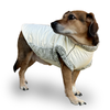 Runner Coat Metallic Pearl White