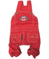 Parisian Pet Route 66 Jumpsuit-Red