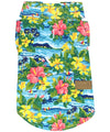 Parisian Pet Hawaiian Camp Dog Shirt-Blue