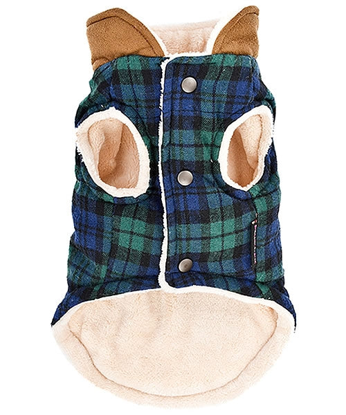 Parisian Pet Scottish Jacket for Dogs & Cats, Designer Pet Jacket, Holiday & Christmas Wear-Saint Patricks Day