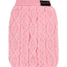 Parisian Pet Cable Knit Sweater - Warm & Stylish Pet Sweater in Blush Pink for Dogs & Cats-Valentines Day-Valentines Day