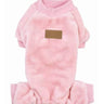 Parisian Pet Velour Pajama Blush for Dogs & Cats, Soft Pet Sleepwear, Luxury Dog Pajamas, Blush Pink-Valentines Day