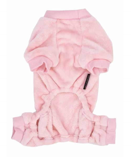Parisian Pet Velour Pajama Blush for Dogs & Cats, Soft Pet Sleepwear, Luxury Dog Pajamas, Blush Pink-Valentines Day