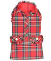 Parisian Pet Tartan Fringe Dress Dog T-Shirt-Red