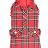Parisian Pet Tartan Fringe Dress Dog & Cat Shirt – Elegant Holiday Dog Dress – Red-Valentines Day