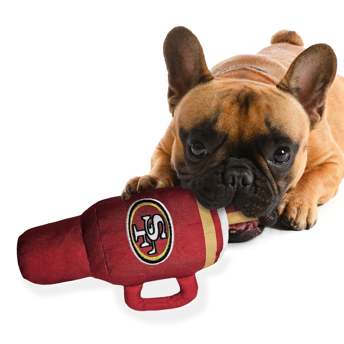 NFL San Francisco 49ers Nylon Tumbler Dog Toy