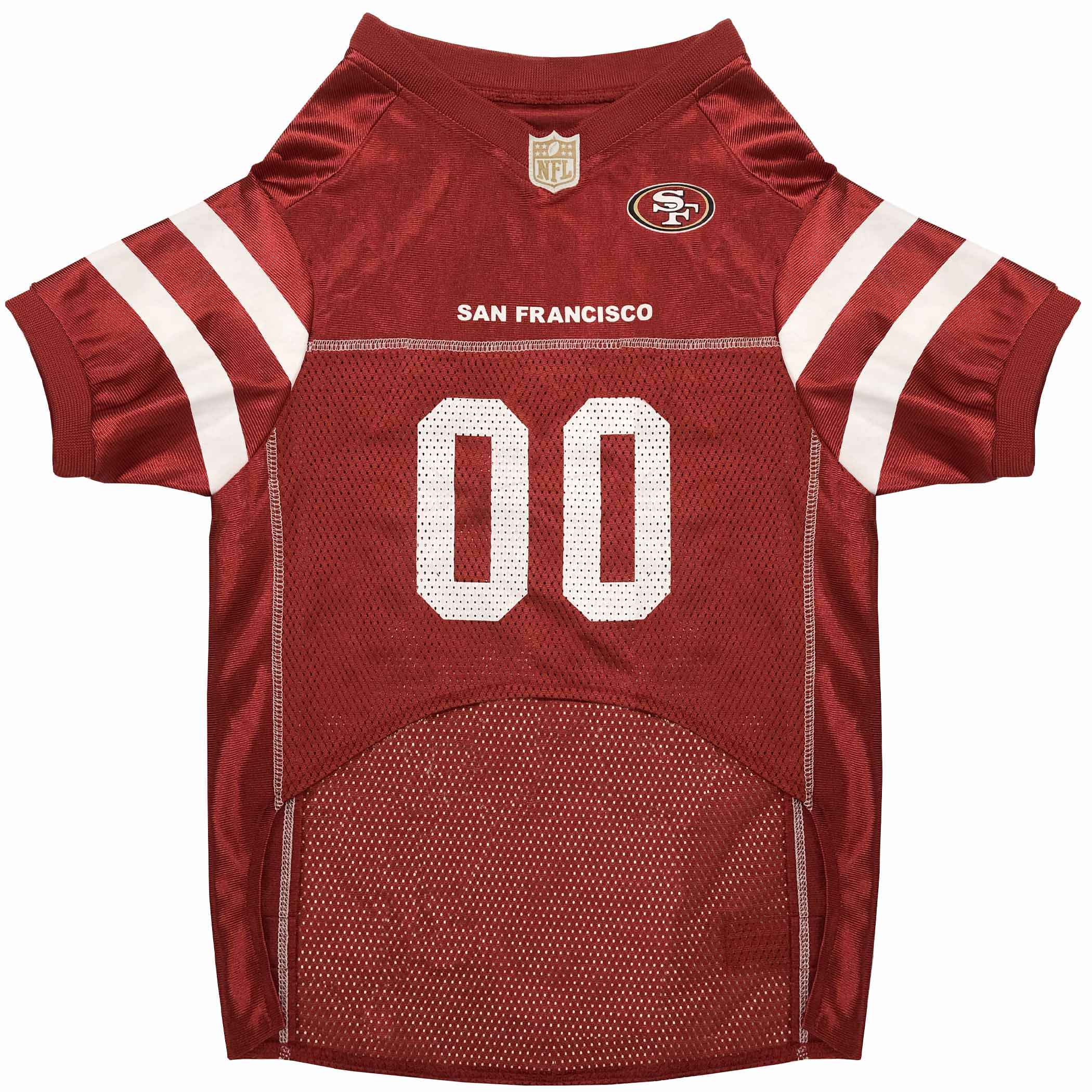 San Francisco 49ers Pet Striped Jersey