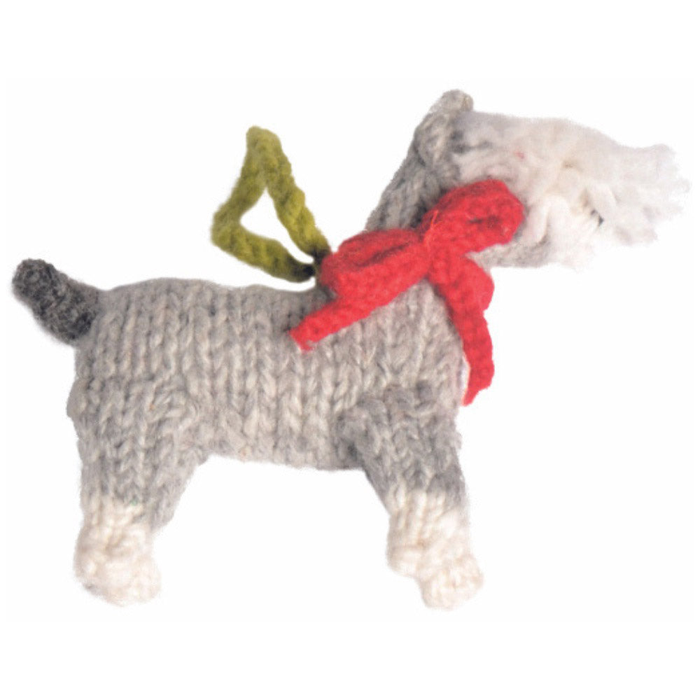 Chilly Dog Schnauzer Wool Ornament