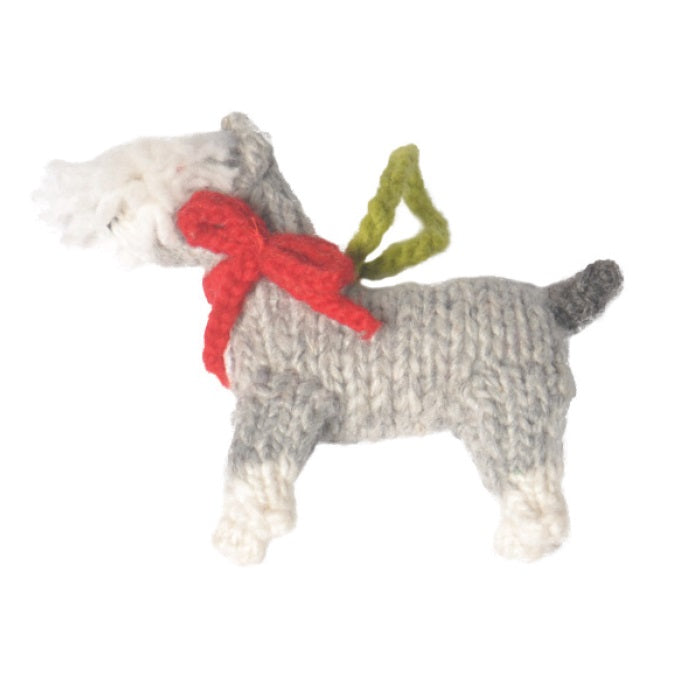 Chilly Dog Schnauzer Wool Ornament