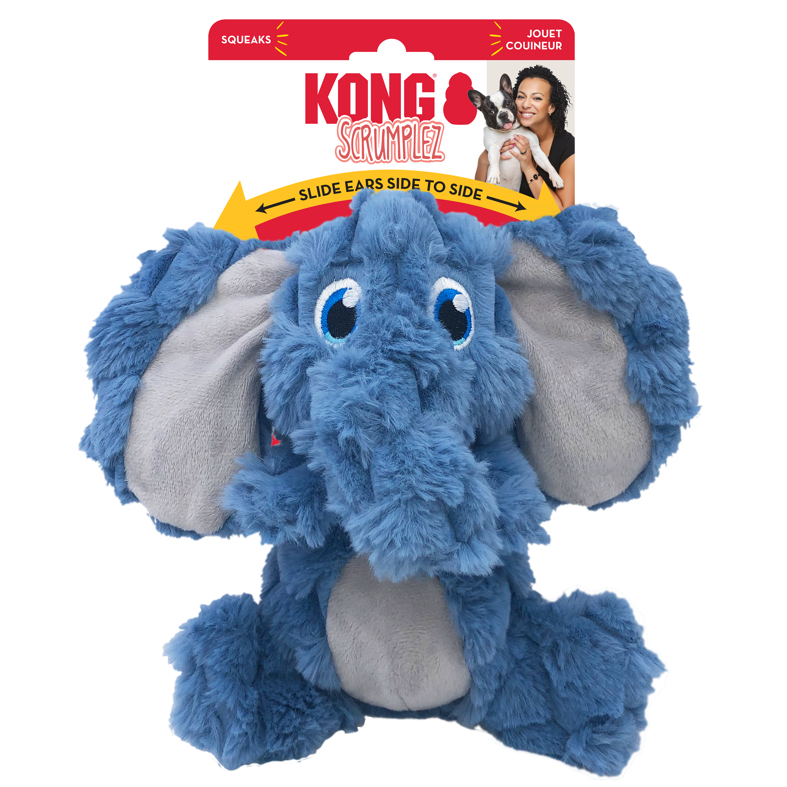 Kong Scrumplez Elephant Medium - HT Animal Supply