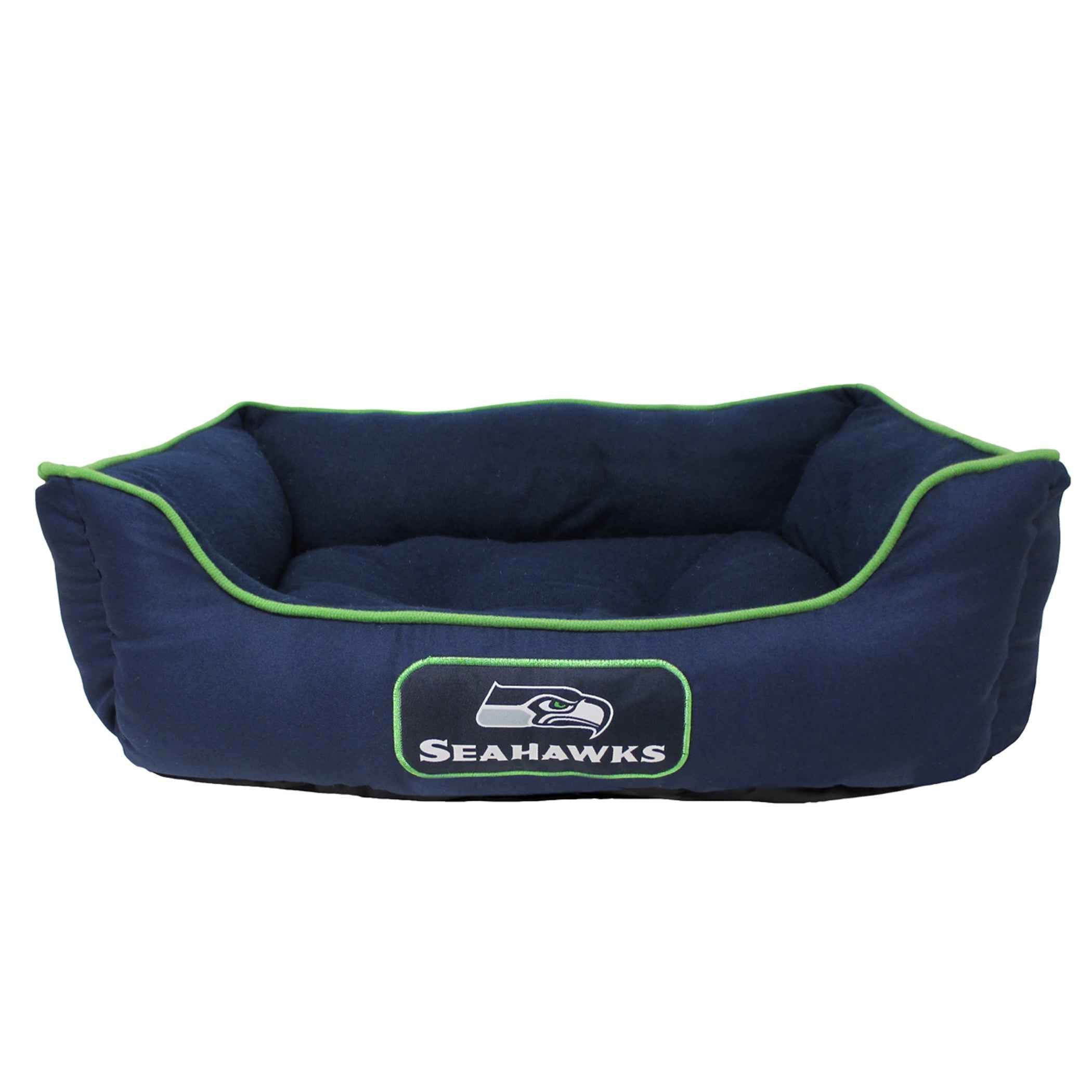 NFL Seattle Seahawks Plush Cuddle Dog Bed
