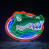 Florida Gators Logo Real Glass Neon Sign