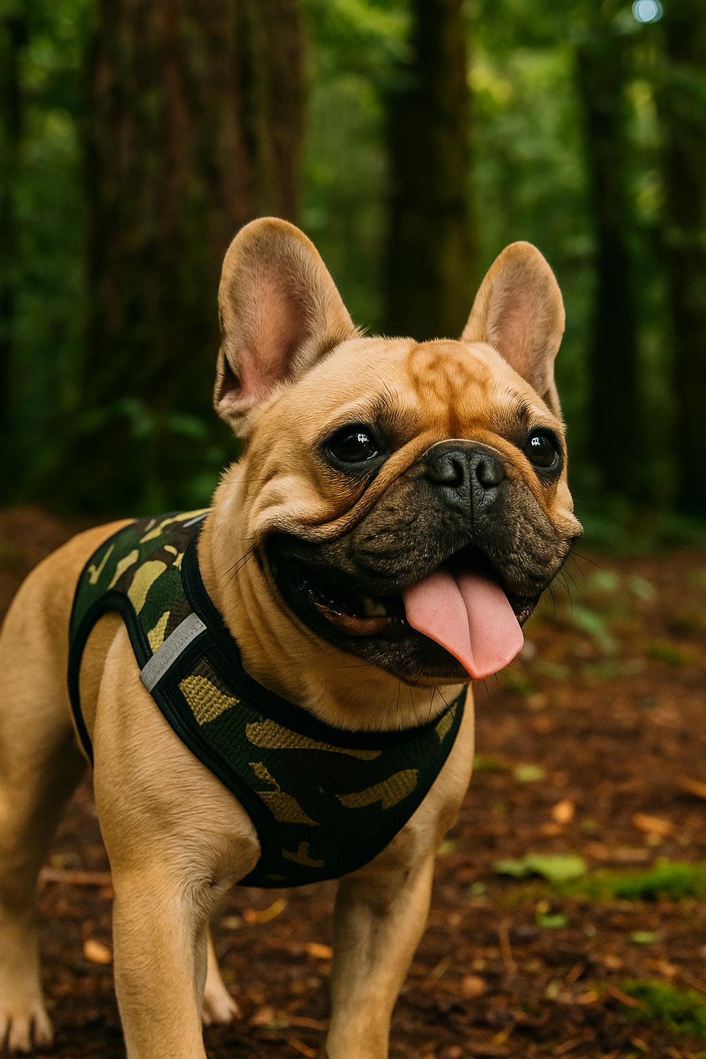 Parisian Pet Step-In Harness-Green