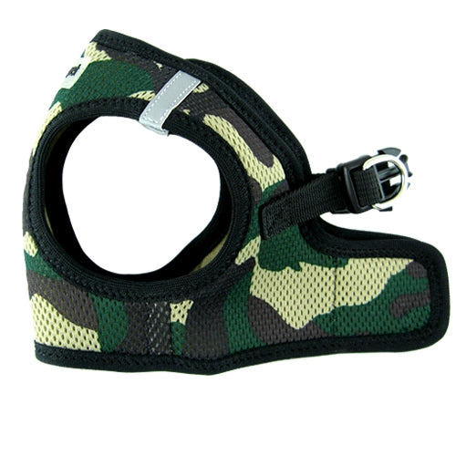 Parisian Pet Step-In Harness for Dogs & Cats – Comfortable Camo Harness, Adjustable Fit for Small & Large Pets, Green