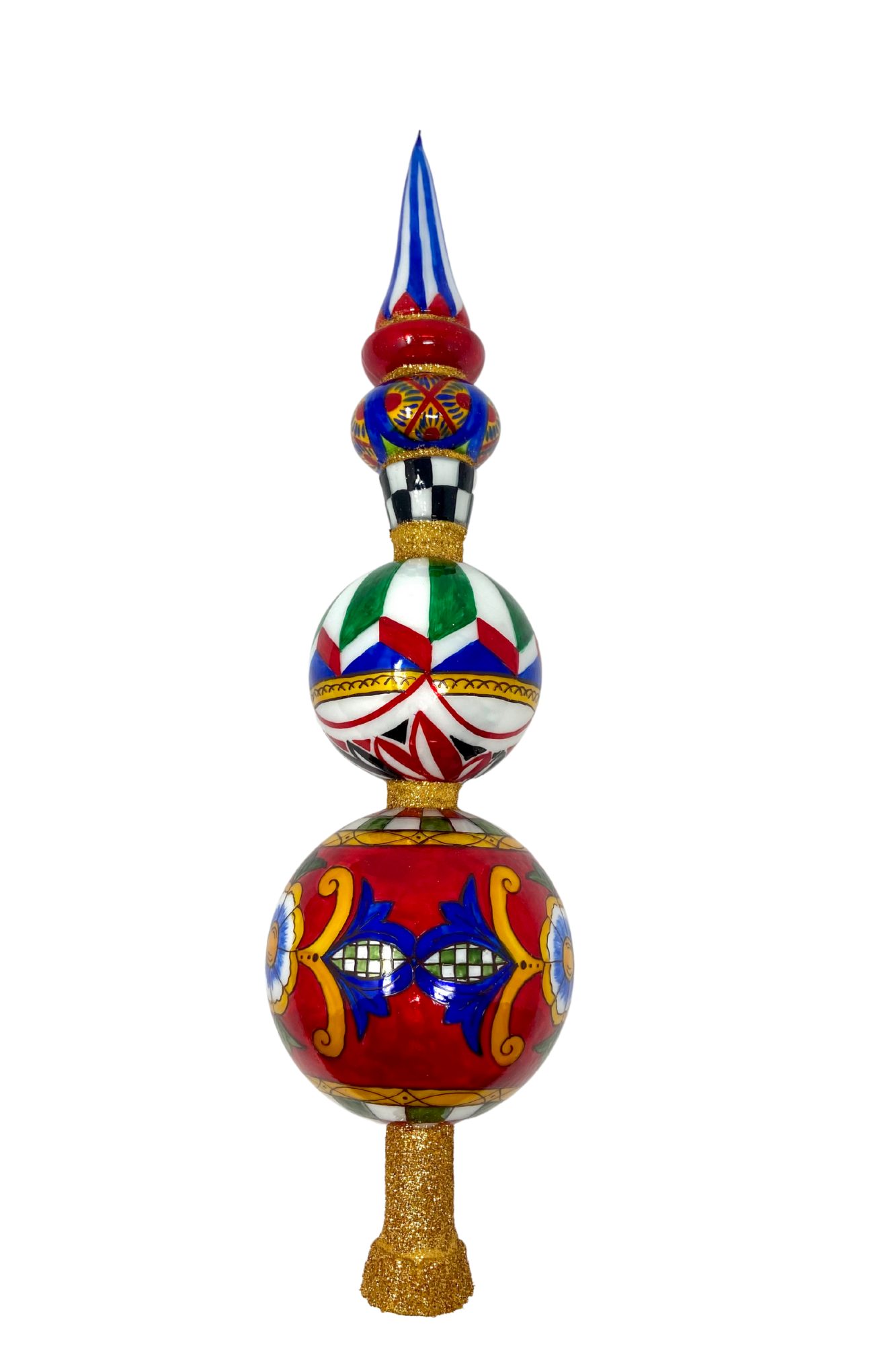 Sicilian Carretto Finial Tree Topper