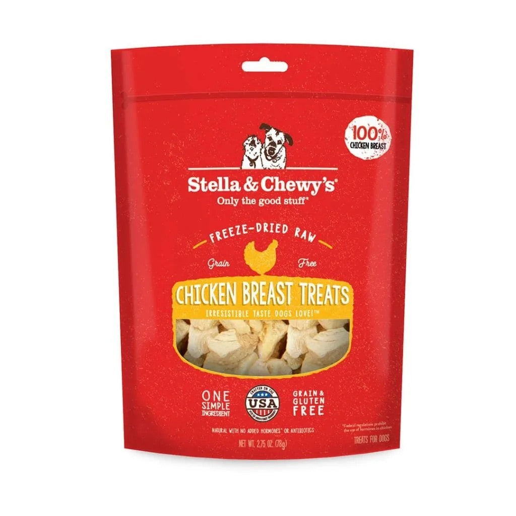 Stella & Chewys Freeze Dried Chicken Breast Dog Treat (2.75oz)
