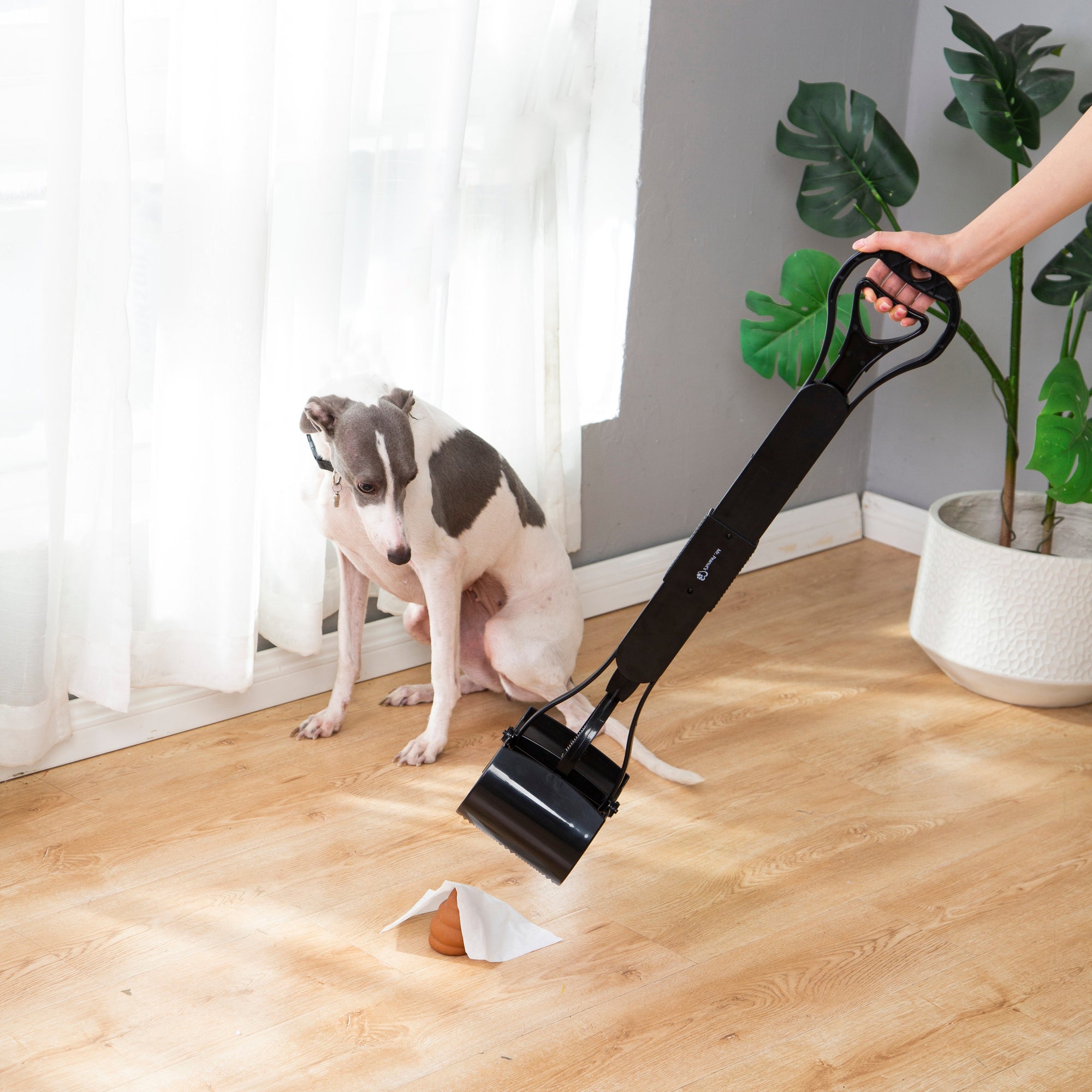 Mr. Peanuts 32" Tall Profile Pooper Scooper | HT Animal Supply