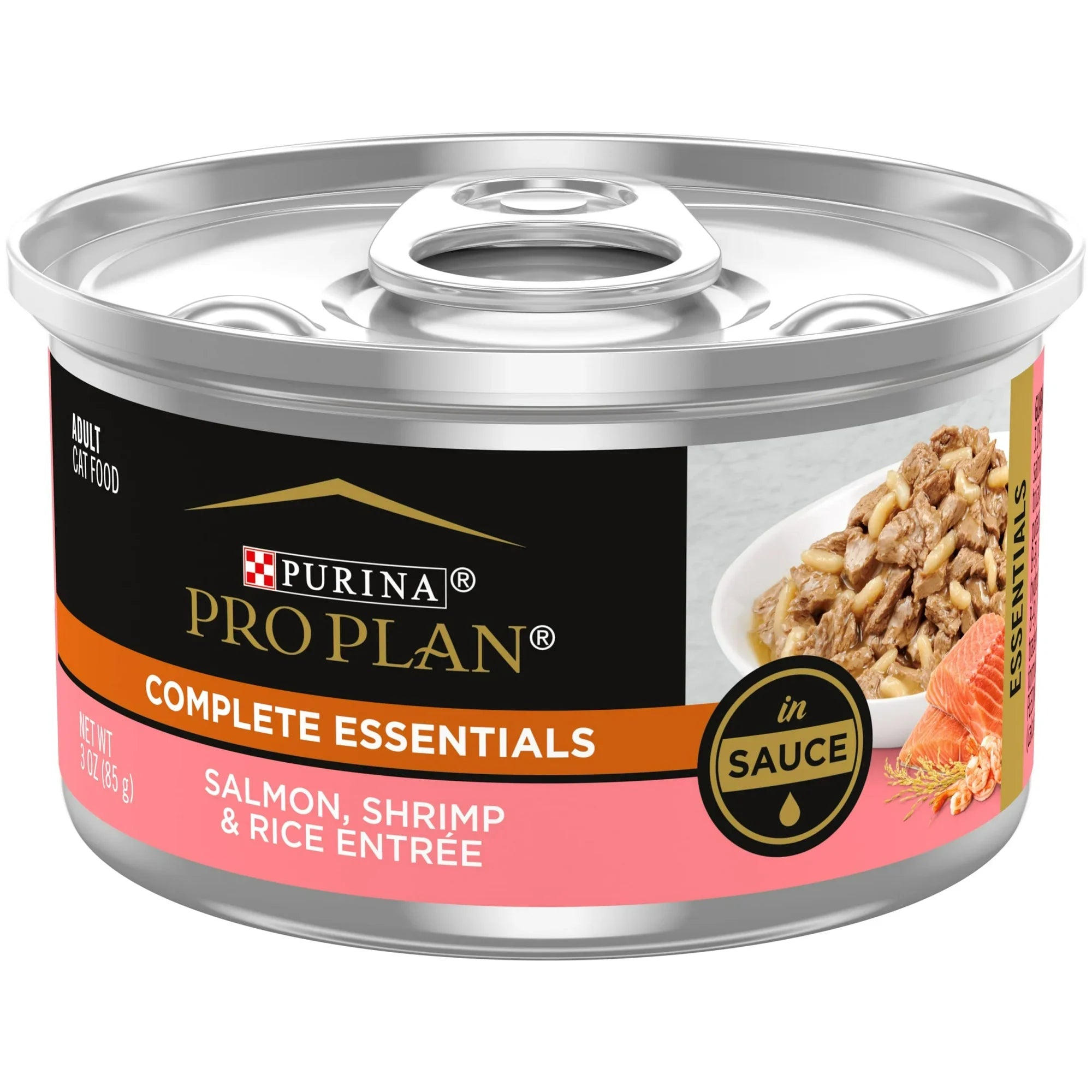 Pro Plan Complete Essentials Salmon, Shrimp & Rice Entre in Sauce Wet Cat Food (3oz)