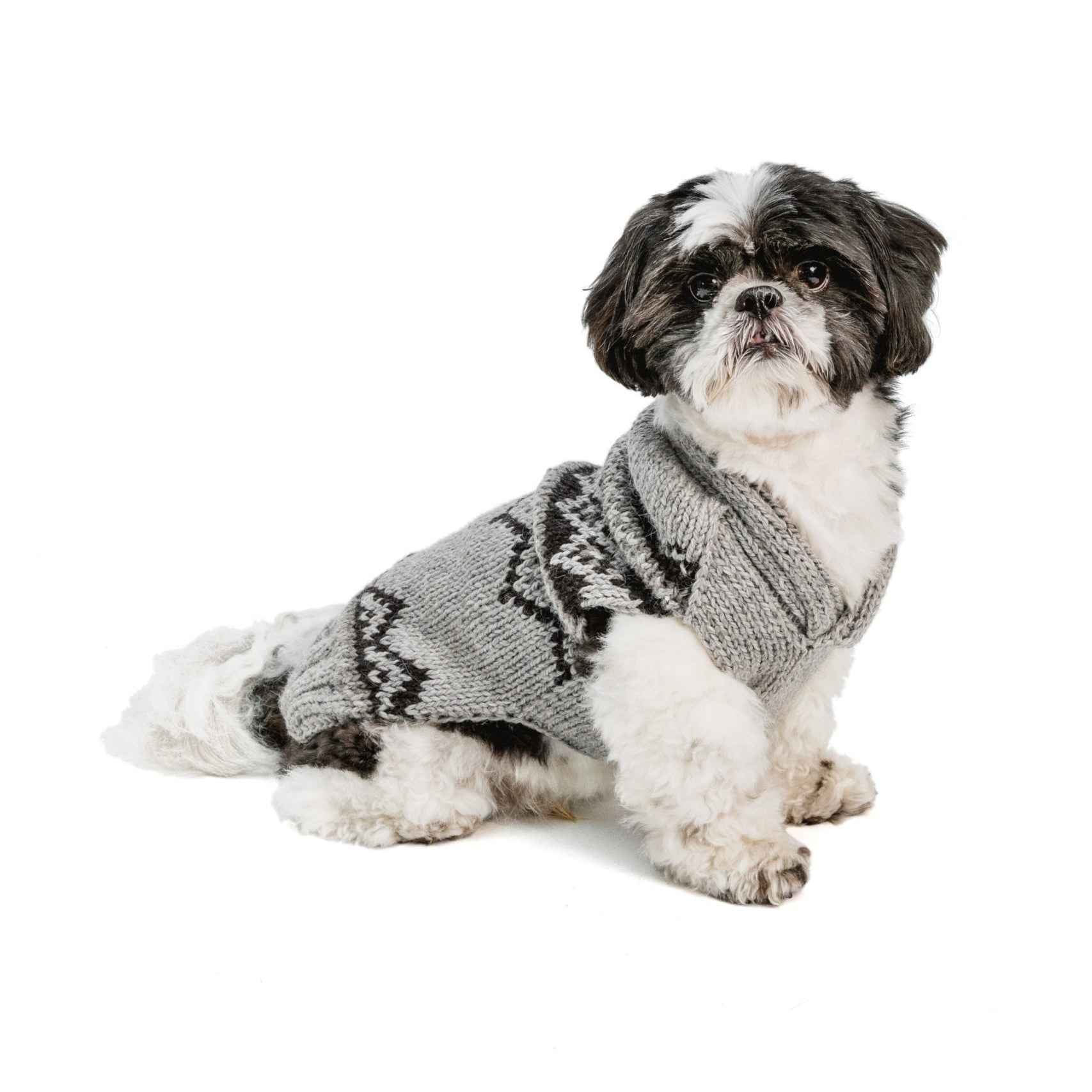Chilly Dog Smokey Wyatt Alpaca Wool Dog Sweater