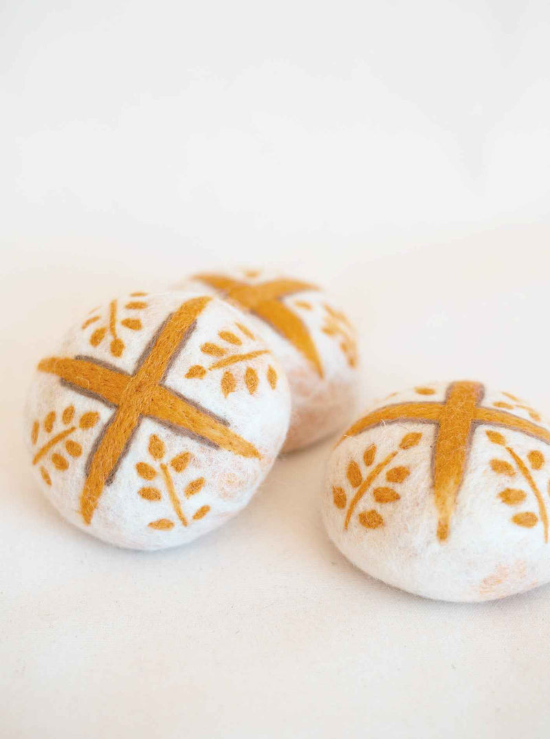 Sourdough Loaf Wool Dog Toy