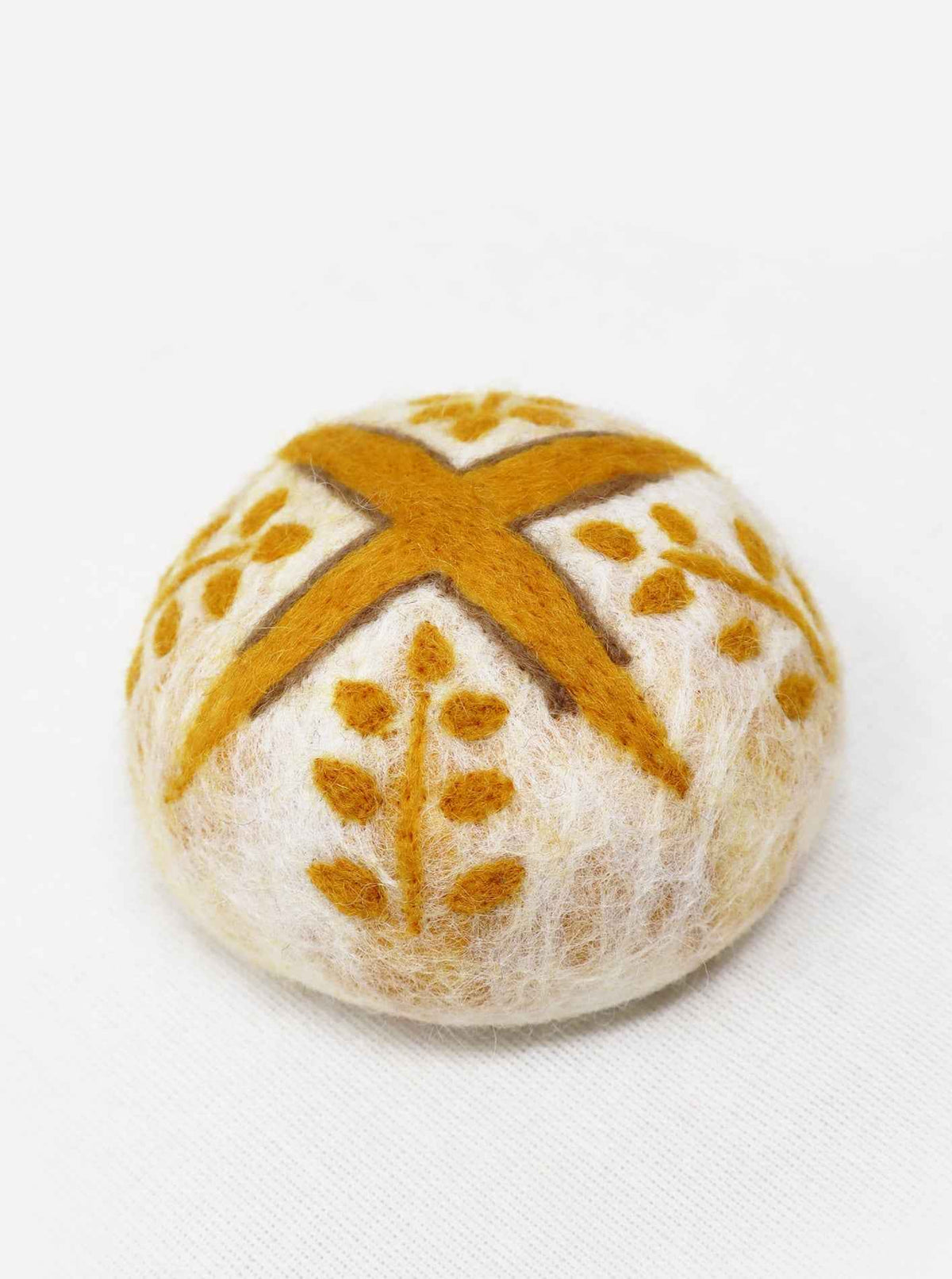 Sourdough Loaf Wool Dog Toy