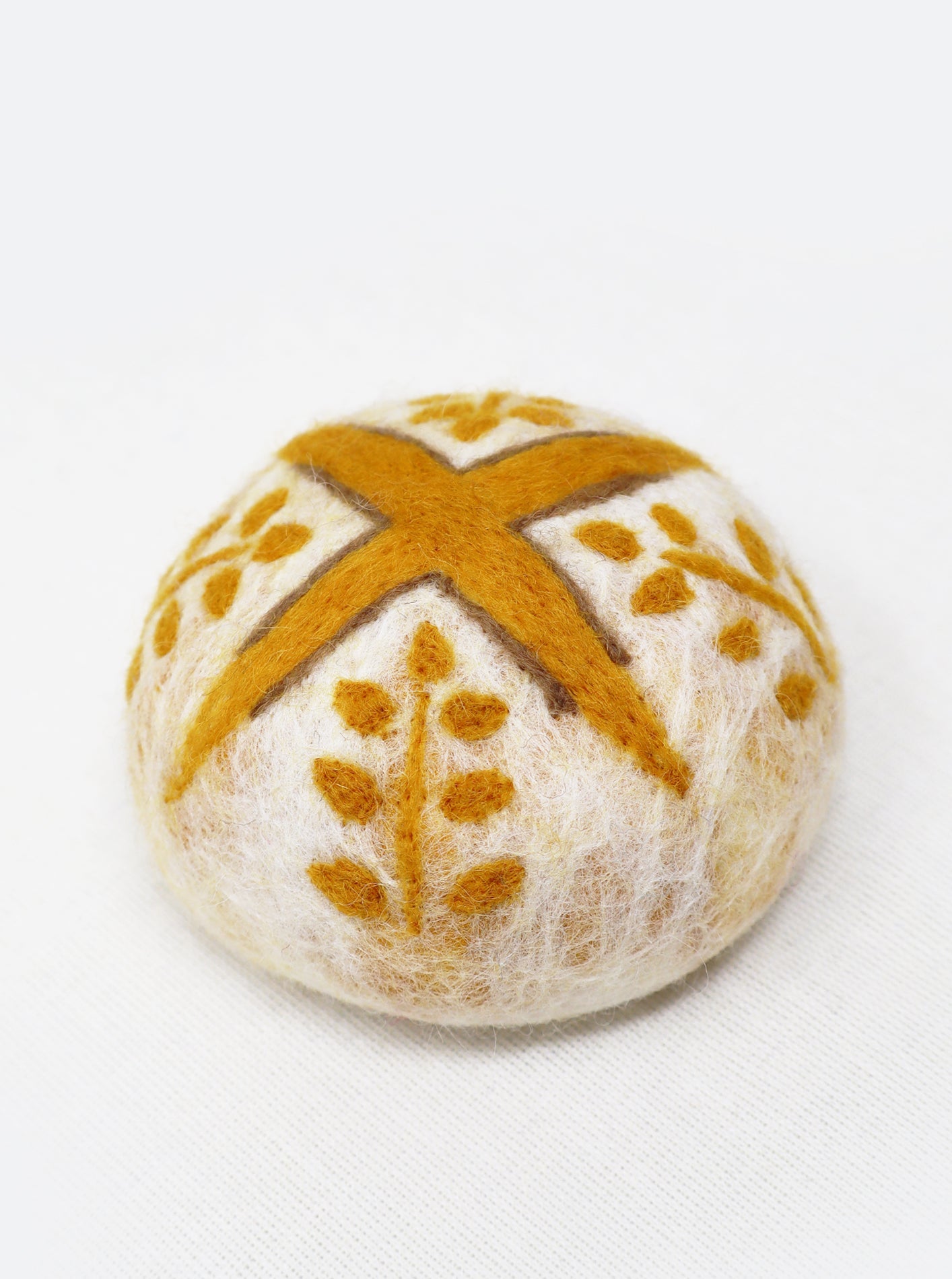 Sourdough Loaf Wool Dog Toy