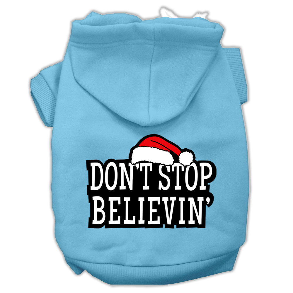 As You Wish Apparel – "Dont Stop Believin" Christmas Pet Hoodie