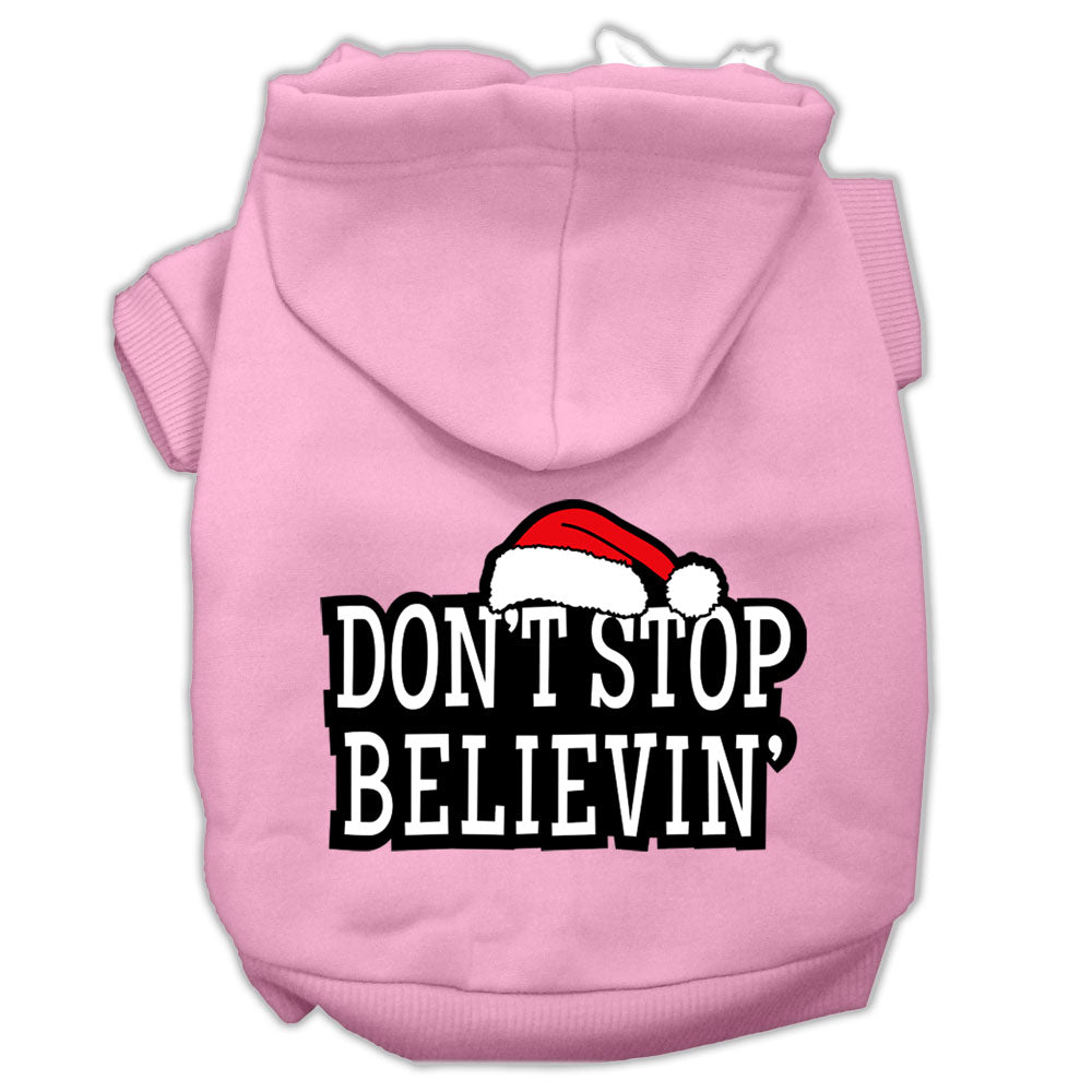 As You Wish Apparel – "Dont Stop Believin" Christmas Pet Hoodie