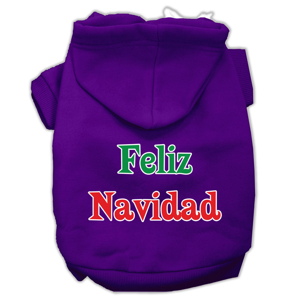 As You Wish Apparel – "Feliz Navidad" Christmas Pet Hoodie