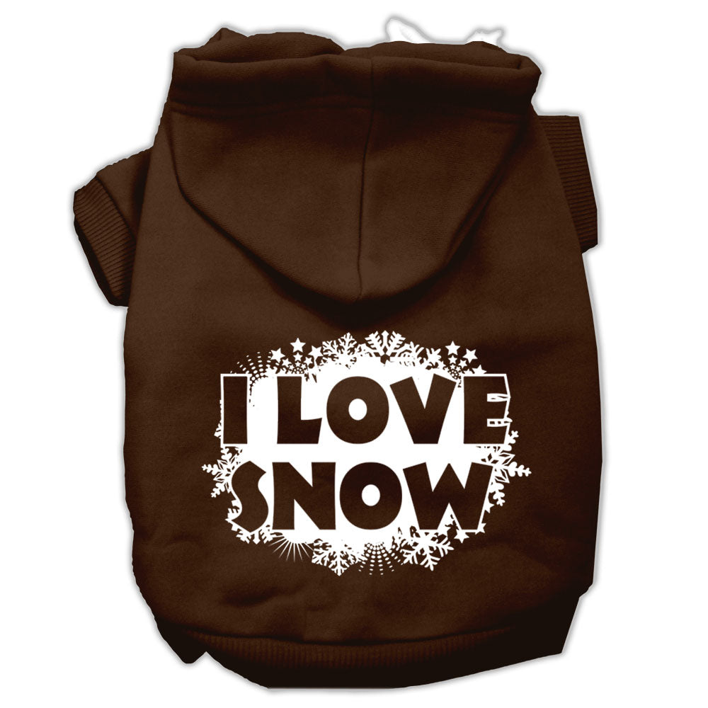 As You Wish Apparel – I Love Snow Christmas Pet Hoodie