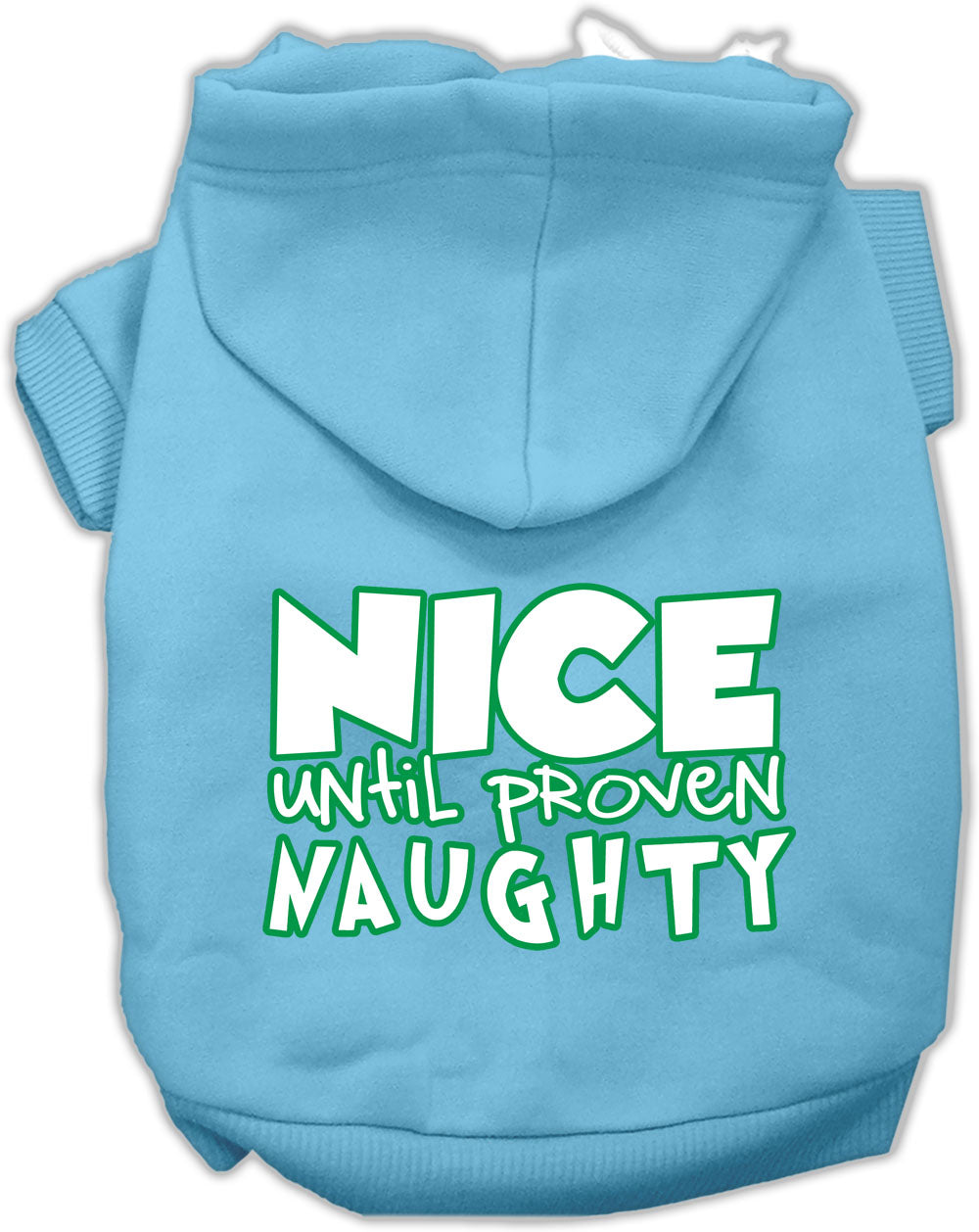As You Wish Apparel – "Nice Until Proven Naughty" Christmas Pet Hoodie